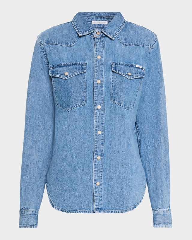 All My Exes Denim Button Down Shirt